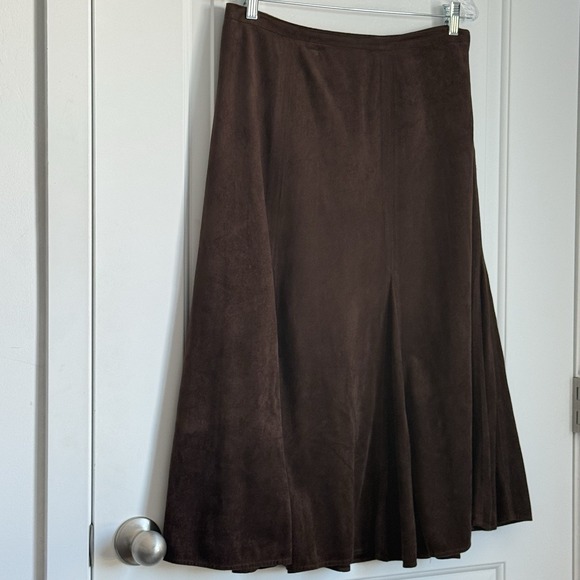 Multiples Dresses & Skirts - Faux‎ Suede Skirt Primitive Woodland Boho Women's Large Wilderkind